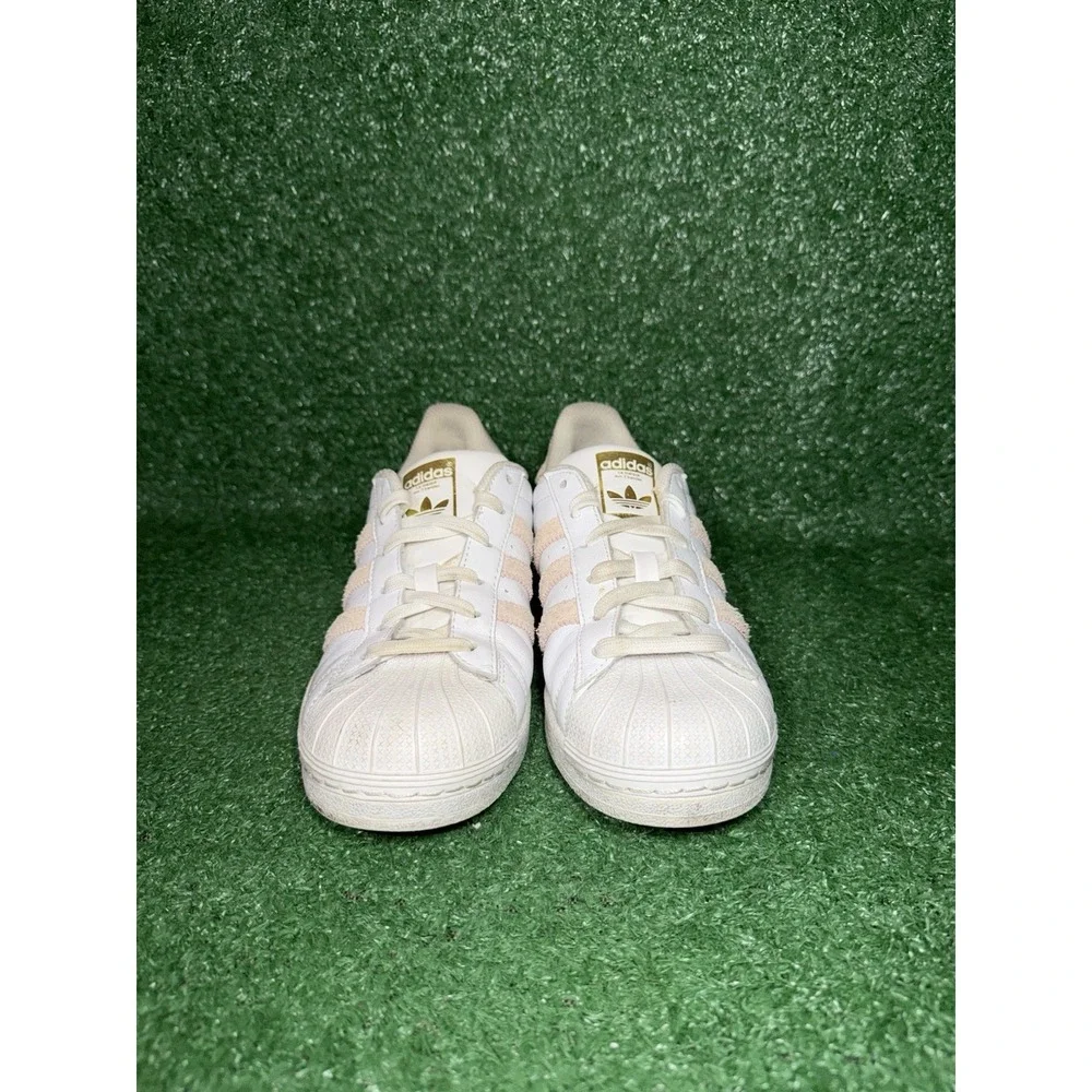 Adidas Superstar Shoes Women 7.5 Mens 6 Pink White Shell Toe Casual‎ Sneaker